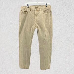 Outerknown SEA Jean Drifter Tapered Fit Neutral 36x29 Organic Travel Denim Tan